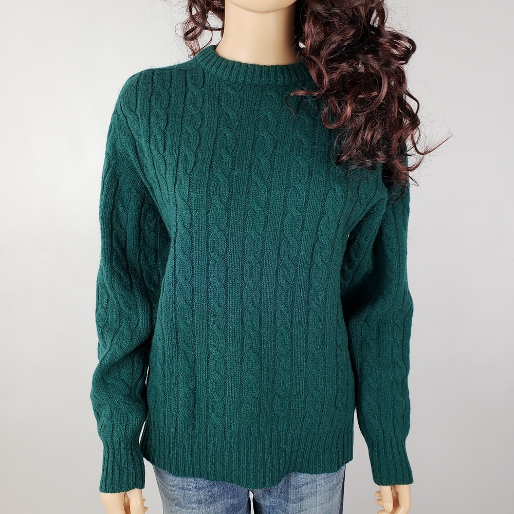 Vintage Brooks Brothers Cableknit Wool Sweater